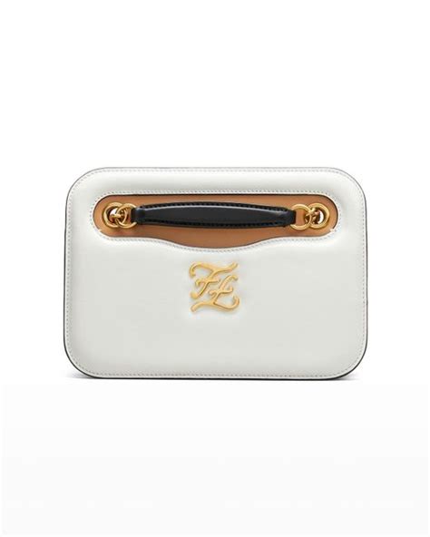 fendi karligraphy pocket bag|Fendi Karligraphy Glacier Calf Pocket Shoulder Bag.